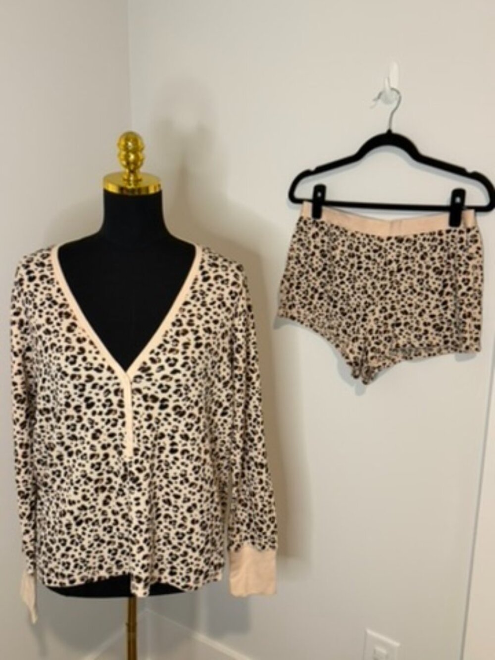 Victorias Secret 2pc Thermal Pajama Set